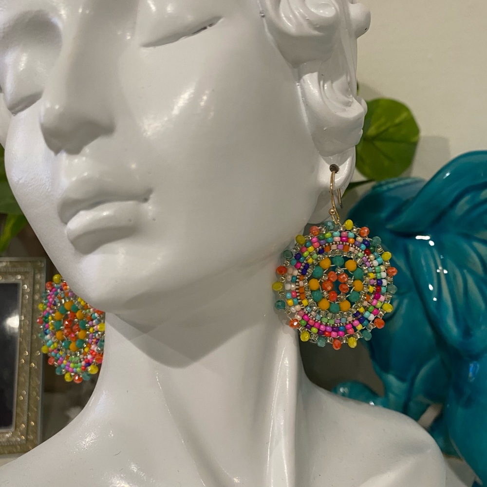 Colorful earrings - Picture 2 of 5